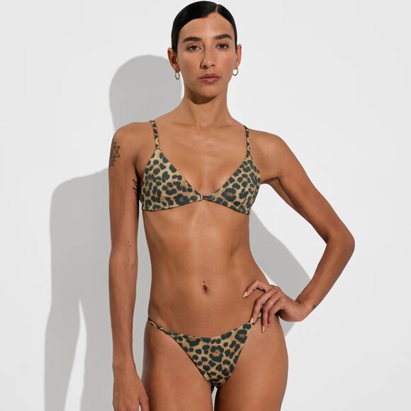 Loeffler Randall Leopard Print Bikini - Picture 1 of 3